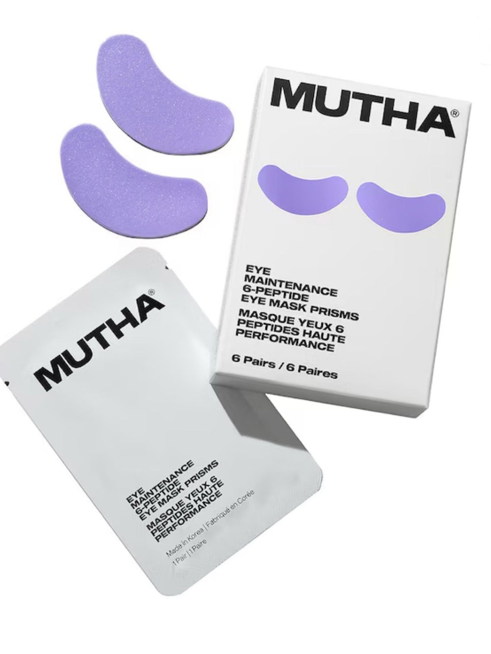 MUTHA Eye Maintenance 6-Peptide Eye Mask Prisms